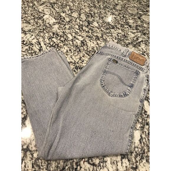 Awesome‎ Coloring Vintage Lee MR Rider Jeans Measured 36x29 Great Look On These - Picture 1 of 12